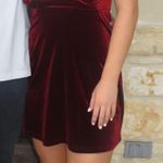 Ali & Jay Red Velvet Dress Photo 0