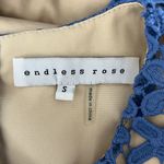 Endless Rose Dress Women Small Blue Guipure Lace Cocktail Wedding Guest Romantic Photo 7