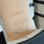 J.Crew Teagan Mary Jane Heels in Spanish Canvas Size 7 Photo 5