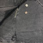 ZARA WOMENS BLACK DENIM JEAN SKIRT SKORT MEDIUM Photo 2