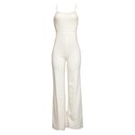 Lovers + Friends Lavinia Wide Leg Jumpsuit, White, Small Photo 11
