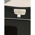 Joseph A  Black Rayon Blend Knit Open Cardigan Photo 2