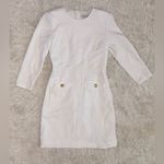 Veronica Beard NWOT $548 Channing Jacquard Sheath Dress White Sz 2 Photo 2