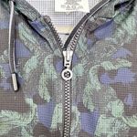 Zyia  Active Navy Blue Camo Lightweight Zip Up Jacket‎ Workout Casual Women's Med Photo 5
