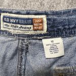 Old Navy Vintage 90s  Blue Jeans Cropped Capri Drawstring Waist Pockets Size‎ 12 Photo 4