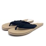 Toms NEW Earthwise Piper Black & Tan Repreve Flip Flop Sandal Women’s Size 12 Photo 5
