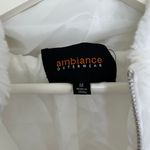Ambiance Apparel Ambience Outerwear White Fur Jacket  Photo 2