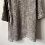 Parachute Robe Womens Small Waffle Knit Open Front 100% Cotton Breathable Cozy Gray Photo 7