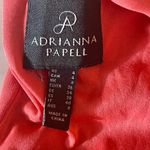 Adrianna Papell Coral One-Shoulder Draped Shift Dress Size 4 Photo 6