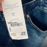 Tory Burch Nwt  11141207 dark warn washed jeans with leg detail cropped size 23 Photo 5