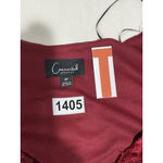 Connected Apparel womans Size 6p Red Lace Lined Sequins Sheath Dress Photo 2