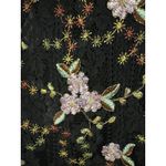 New Look  Petite Black Floral Embroidered Lace Mini Dress Party Cocktail UK 16 Photo 2