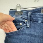 Mother High Waisted Ankle Fray Jeans Womens 24 Raw Hem Skinny Blue Denim Fall Photo 3