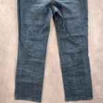 IZOD  Blue Cotton Denim Jeans Straight Leg Classic Fit Western Pants Plus 16 Photo 5