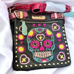 COCOS Rico skull crossbody purse‎ Black Photo 0