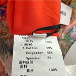 QinPei.Er Silk Sleeveless Boho Floral Print Tiered Dress size XL NWT Multicolor Orange Photo 10