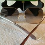 Kate Spade : Brown Wired Sunglasses- Green Case with cleaning cloth Photo 11