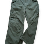 Veronica Beard  Mandy Parachute Baggy Pants High Rise Size 30 Green Photo 0