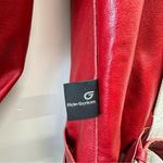 Hein Gericke leather motorcycle moto riding jacket. Women's 12. Red and white. Photo 10