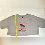 SheIn California West Coast Wide Cropped Top Distressed Graphic Tee Size Large Photo 2