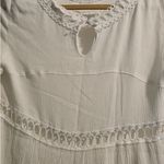 Listicle White Lace Trim Dress Photo 4