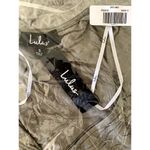 Lulus Stop and Stun Olive Green Long Sleeve Twist-Front Bodysuit S NWT Photo 5