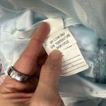 Mori Lee  Prom Dress 99024 Gardner Size 6 Blue Floral Beaded Off Shoulder Ruffle Photo 11