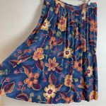 Alfred Dunner Vintage Floral Skirt Batik Sz 12 Midi Flowy Hippie Crinkly Fabric Photo 7
