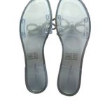 Lauren Lorraine Breeze Clear Sandal with Rhinestone and Bow Details Size 7 NIB Silver Photo 3