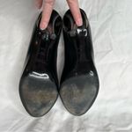 Ralph Lauren Collection purple label black peep toe heels size 9.5 office siren Photo 5