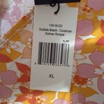 Cabana Life Surfside Beach Coverluxe‎ Dolman Romper Sz XL Pink Orange Floral NWT Photo 5