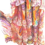 ROCOCO SAND Eira Pattern Tiered Maxi Dress NWT Small‎ Pink Photo 4