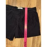 Amanda Uprichard  Medium Brooklyn Black 100% Silk Shorts‎ $152 Hem Out Photo 1