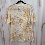 American Eagle Women’s Medium Yellow Patchwork Tee Photo 3