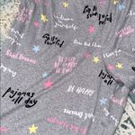 None Gray pajama pants size medium cute quotes love yourself pajamas all day Photo 5