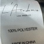 L'Academie  Maya Blouse Olive Green V-Neck‎ Long Sleeve Balloon Size Small Photo 7