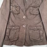 Swatch Color Brown Blazer Suit Jacket Photo 3