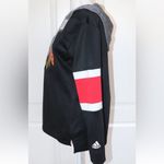 Adidas NWT Women's  Chicago Blackhawks NHL Crewdie Pullover Hoodie Medium Hockey Photo 2