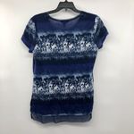 Simply Vera Top Womens L Used Blue Photo 1