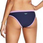 Speedo NWT Peacoat Purple Trim Swim Hipster Bikini Bottom XS Photo 2