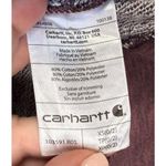 Carhartt Newberry Hoodie Womens XS Relaxed Fit Maroon French Terry Pullover Photo 7