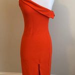 NBD Kade Dress Orange One Shoulder Dress Photo 0