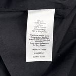 Talbots  Petites 6P Black Sleeveless Cotton Daisy Applique‎ 3D Dress Fit Flare Photo 5