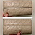 Guccissima Leather Engraved Heart Continental Wallet | Ivory Photo 4