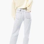 We Wore What Cutout Waist Jeans Photo 5