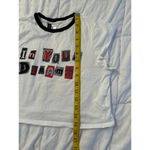 H&M Divided White Crop Top In Your Dreams Short Sleeve T-Shirt Y2K 90s Photo 3