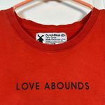 Dutch Bros Coffee Red Pink Tie Dye Love Abounds Shirt Size Med EUC #0978 Photo 3