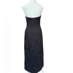 Christian LaCroix Vintage  Black Strapless Midi Dress Photo 4