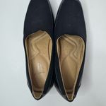 Naturalizer N5 Comfort Black Leather And Fabric Loafers Size 8W Photo 3