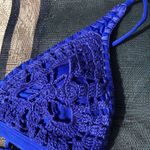 Maaji reversible Bikini Cobalt Blue Parade Crochet And Fushia L Photo 6